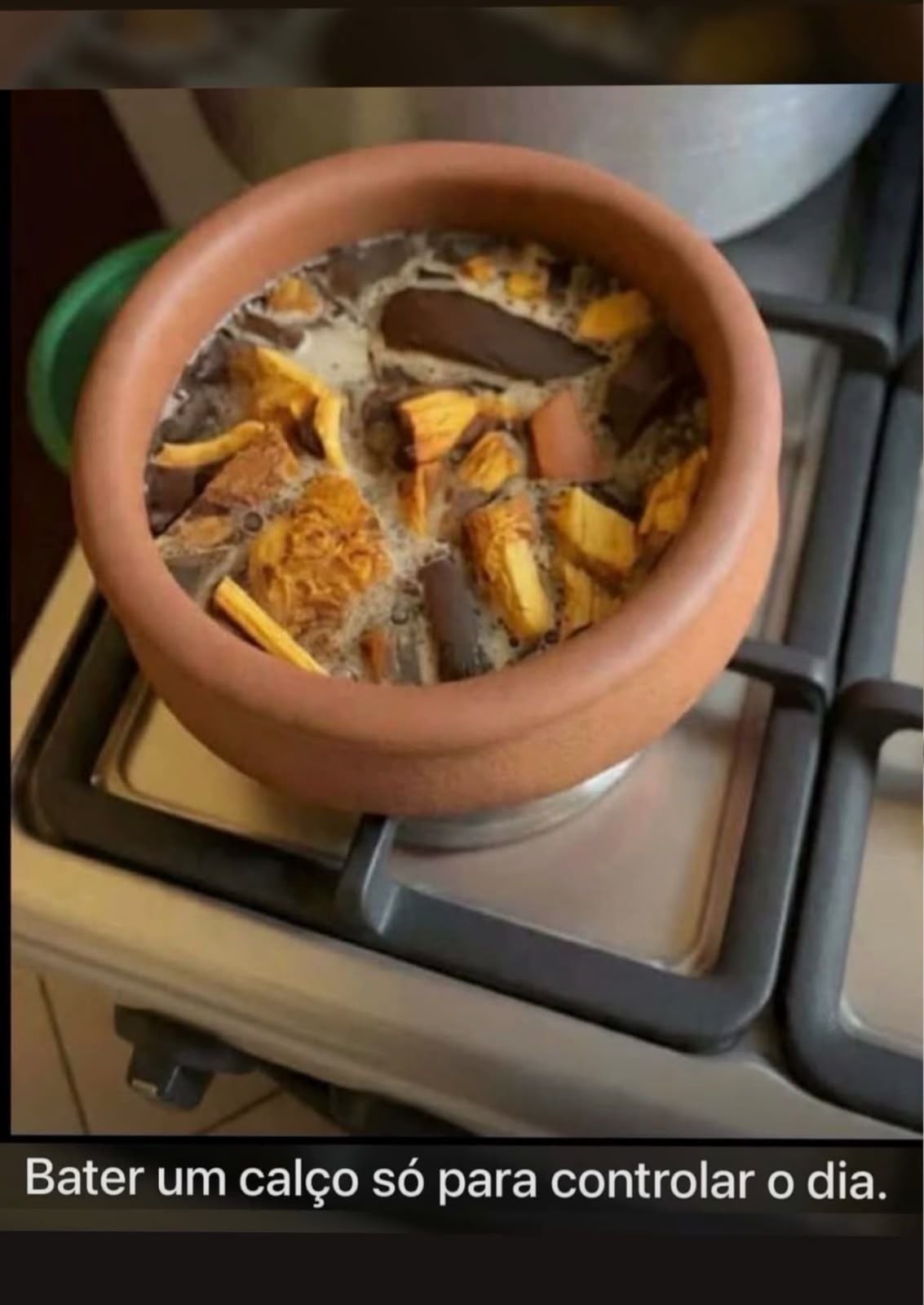 Calço para controlar o dia .🍂🪵